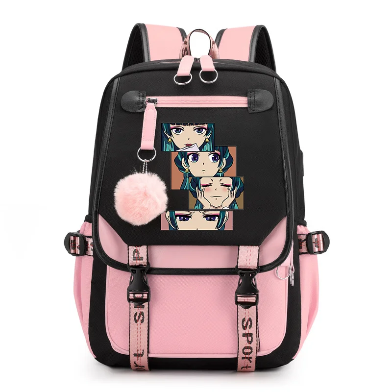 New Fashion The Apothecary Diaries  Anime Harajuku Backpack Outdoor Street High Quality Rucksack USB Large Capacity Backpacks