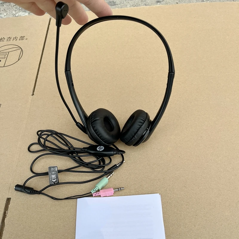 

Headset Wired Headset with Microphone Telephone Customer Service Operator Headset for Online Class Examination Headset