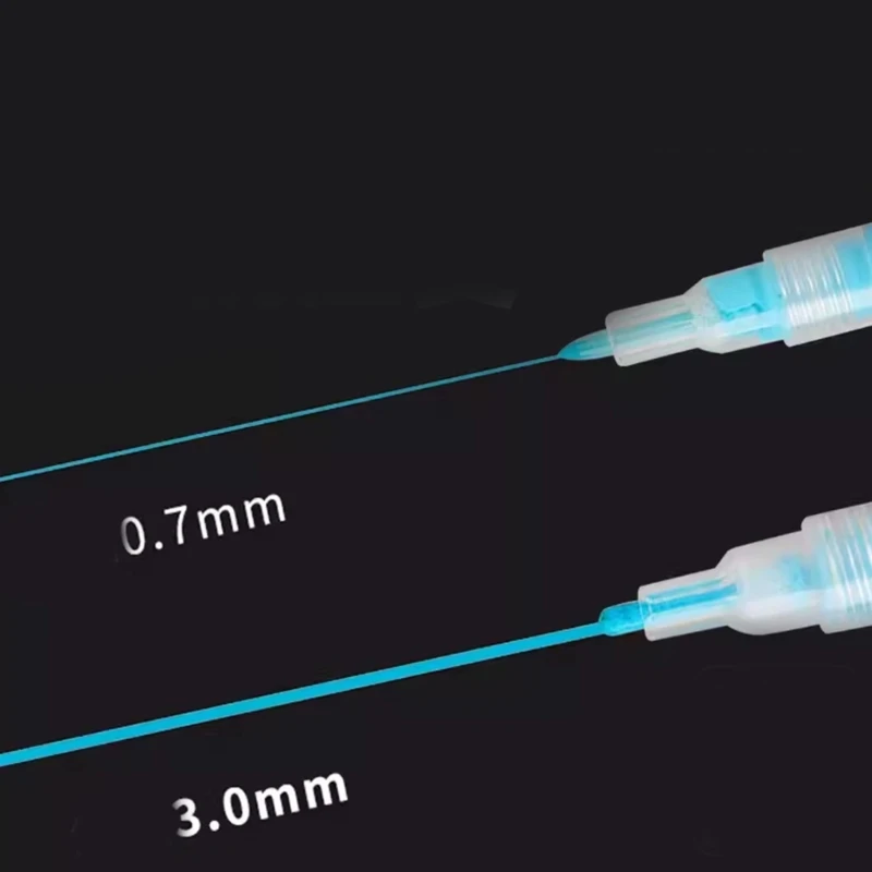 0.7/0.3mm Liquido per mascheratura ad acquerello Bianco Colle Coprente Penna per segni liquidi Pratico pennarello fluido per