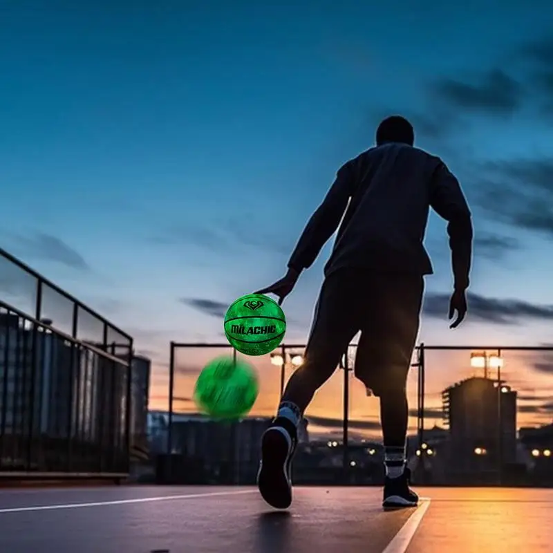 ホログラフィックブライトバスケットボール用品、耐摩耗性、PUトレーニング、子供、学生、大人、屋外、屋内向けバスケットボール用品