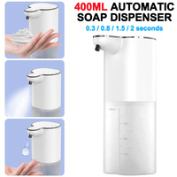 400ml Automatic Foam Soap Dispensers Bathroom 4-Gears Smart Washing Hand Machine USB Charging Soap Dispenser Hand Sanitizers