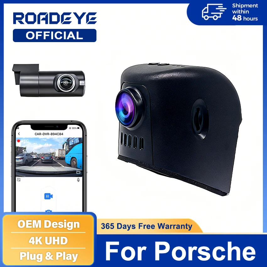 4k-plug-and-play-wifi-car-dvr-video-recorder-dash-cam-camera-for-porsche-cayenne-panamera-macan-taycan-cayman-911-turbo-718