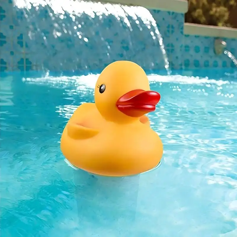 Swimming Pool Duck Floating Chlorine Dispenser Tablet Storage Holder Spa Pool Accessory