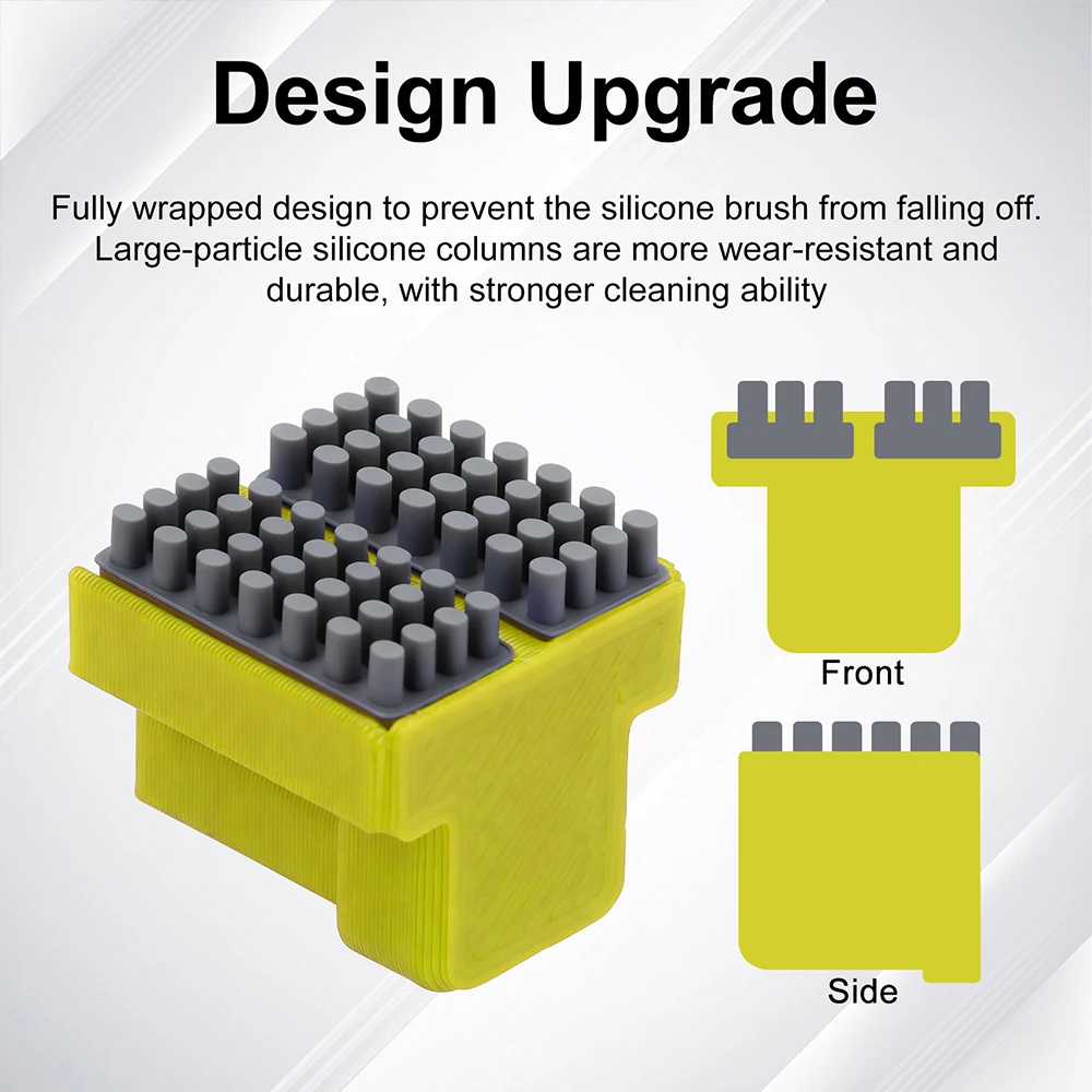 Silikonbürste für Anycubic Kobra S1 Combo Hotend Düse, verbessertes Düsenwischer-Reinigungswerkzeug für Kobra S1C Reinigungszubehör – Detail 2