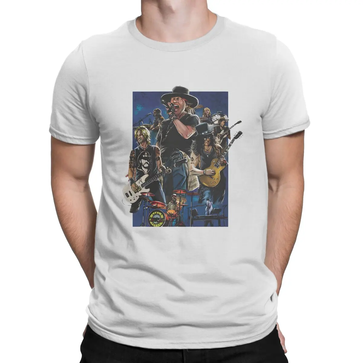 

Футболка мужская с круглым вырезом, из натурального хлопка, с короткими рукавами