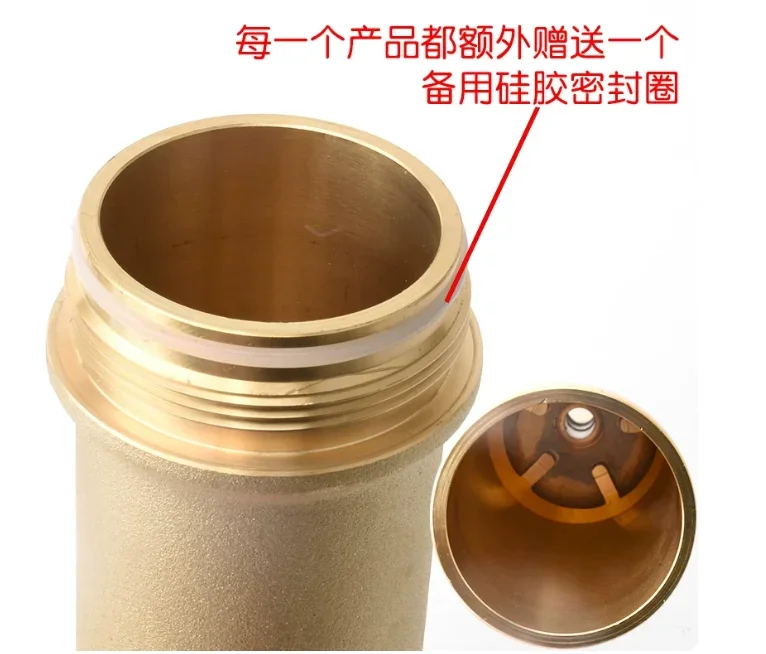 Full Copper Backwash Pre-Filter for Household Tap Water & Floor Heating, High Temperature Hot Water Purifier to Remove Scale