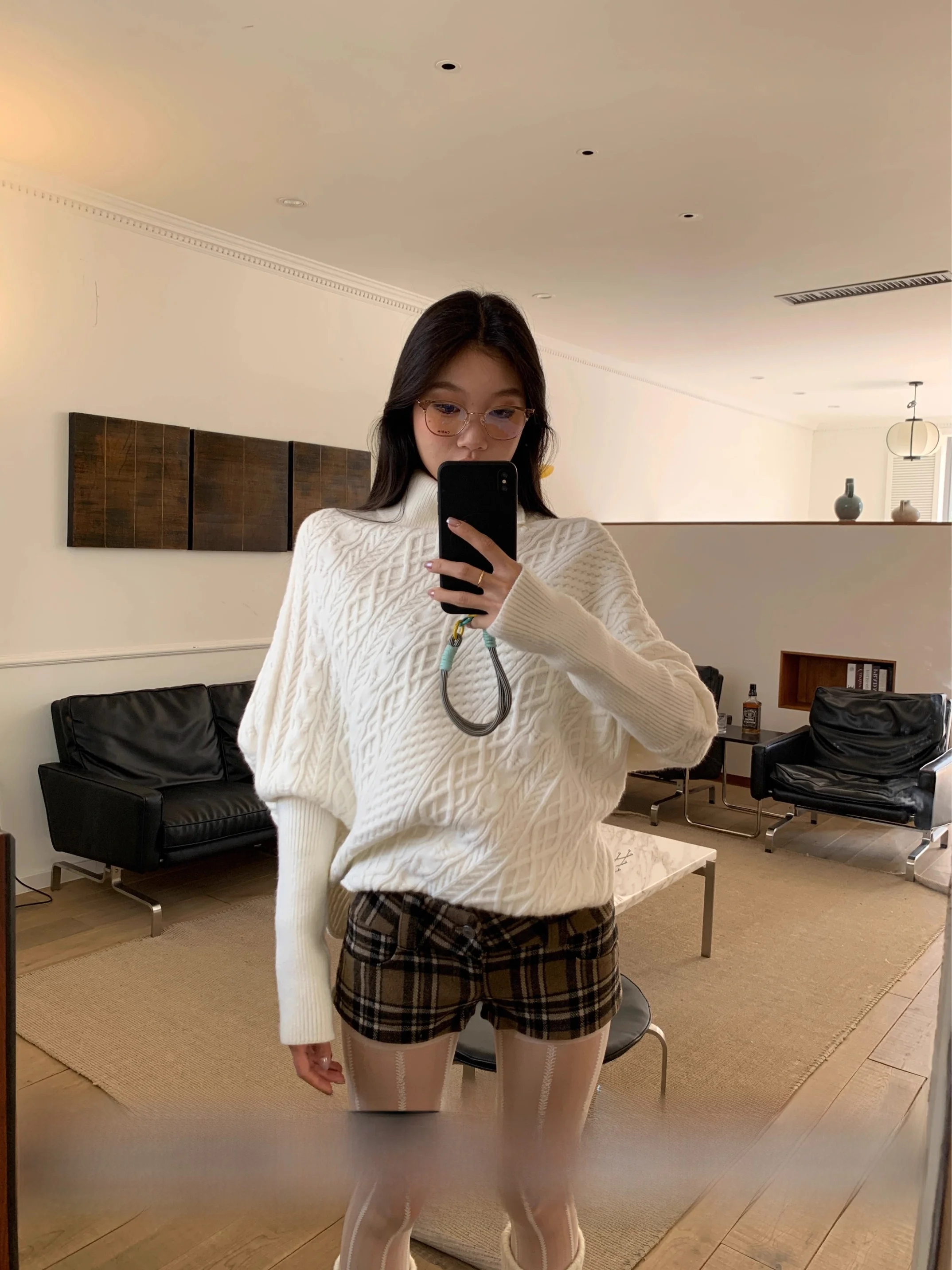 

Fortunee оригинальный дизайн High Ne вязаный свитер Long Sve Batwing Sve Twist осень-зима модная женская одежда премиум-класса...