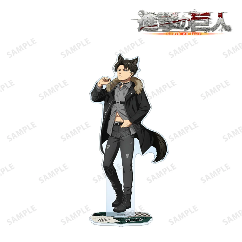 15CM Charm Anime Attack on Titan Acrylic Stand Model Cosplay Characters Ornament Accessories Christmas Collection Gifts