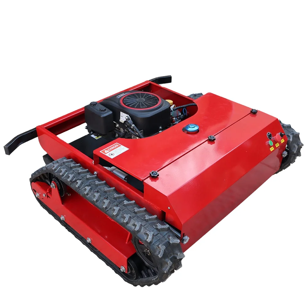 

Multifunctional Electric Remote Control Crawler Mower Industrial Grade Steel Grass Cutter Robot for Agriculture Cordless