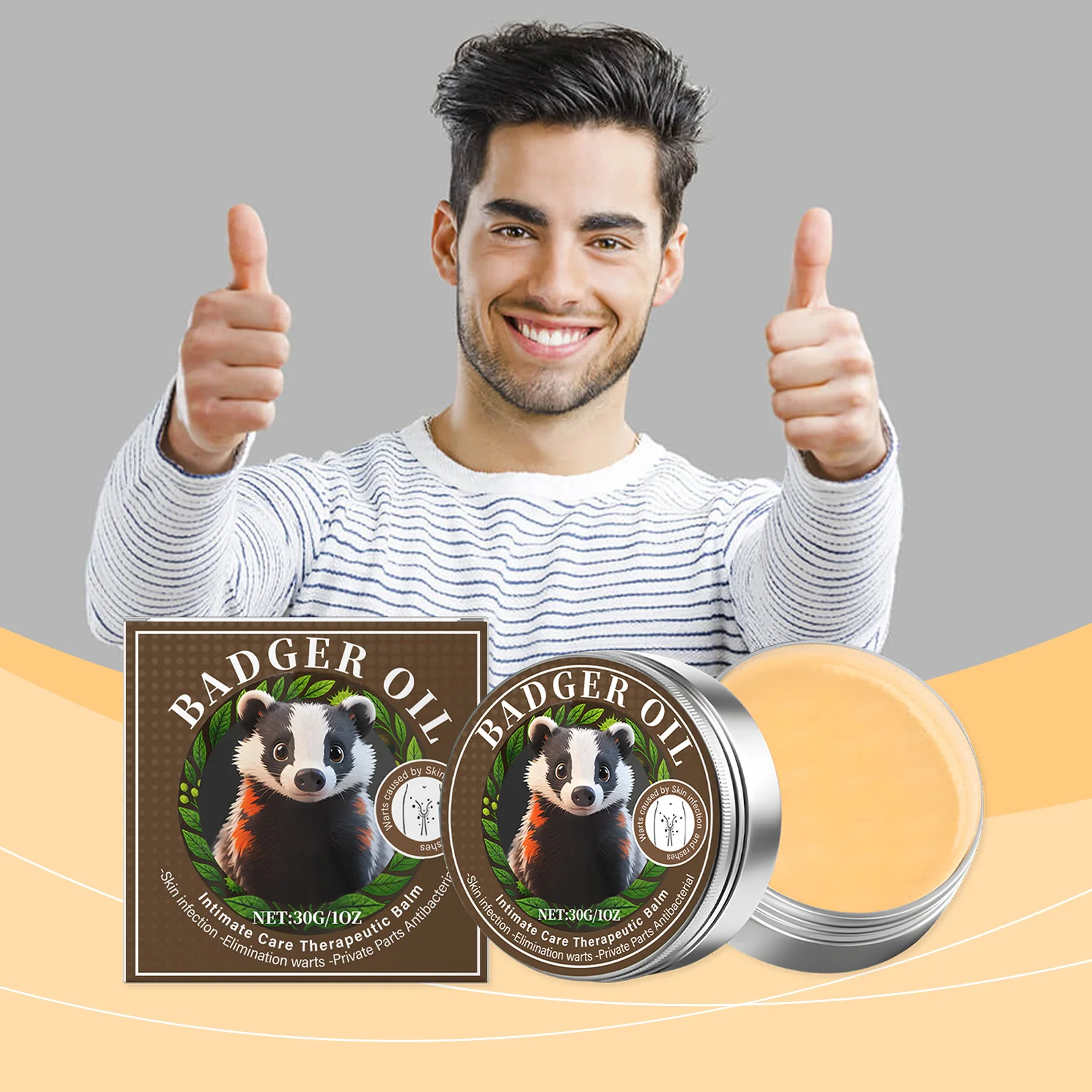 Pommade de soin pour la peau, nettoyage quotidien, hydratation et soin doux pour une peau délicate du corps – Crème de soin topique confortable