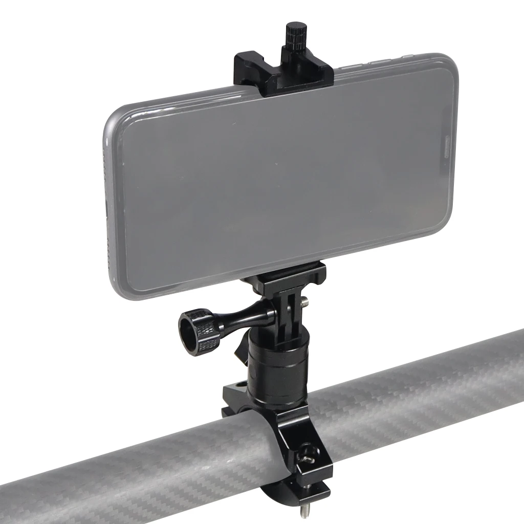BGNing Handy-Clip-Monitorhalterung aus Aluminiumlegierung mit 1/4-Zoll-Arri-Positionierungsloch, Schnellverschluss für 62–87 mm große Smartphones – Detail 31
