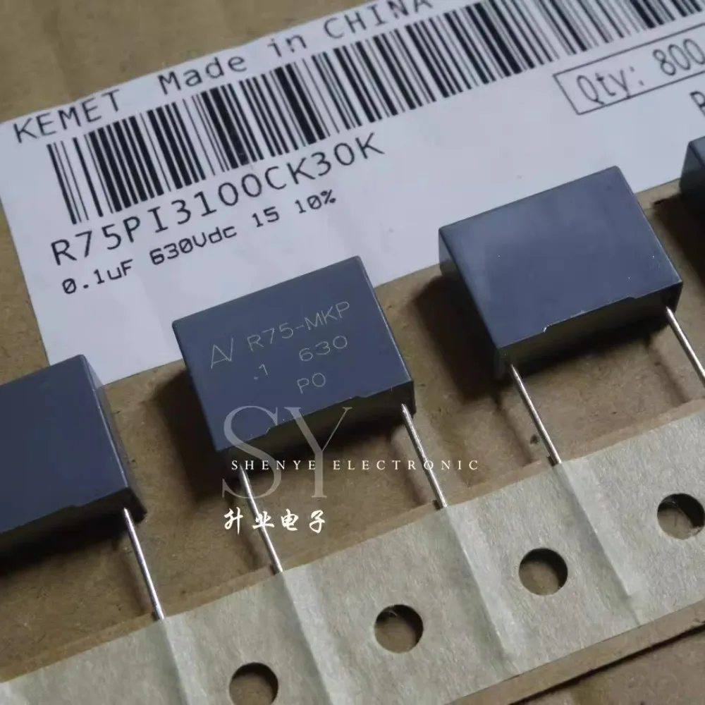 10 шт. AV R75 0,1 мкФ/630 В 100nf u1 104 новый пленочный конденсатор 15 мм R75PI3100CK30K