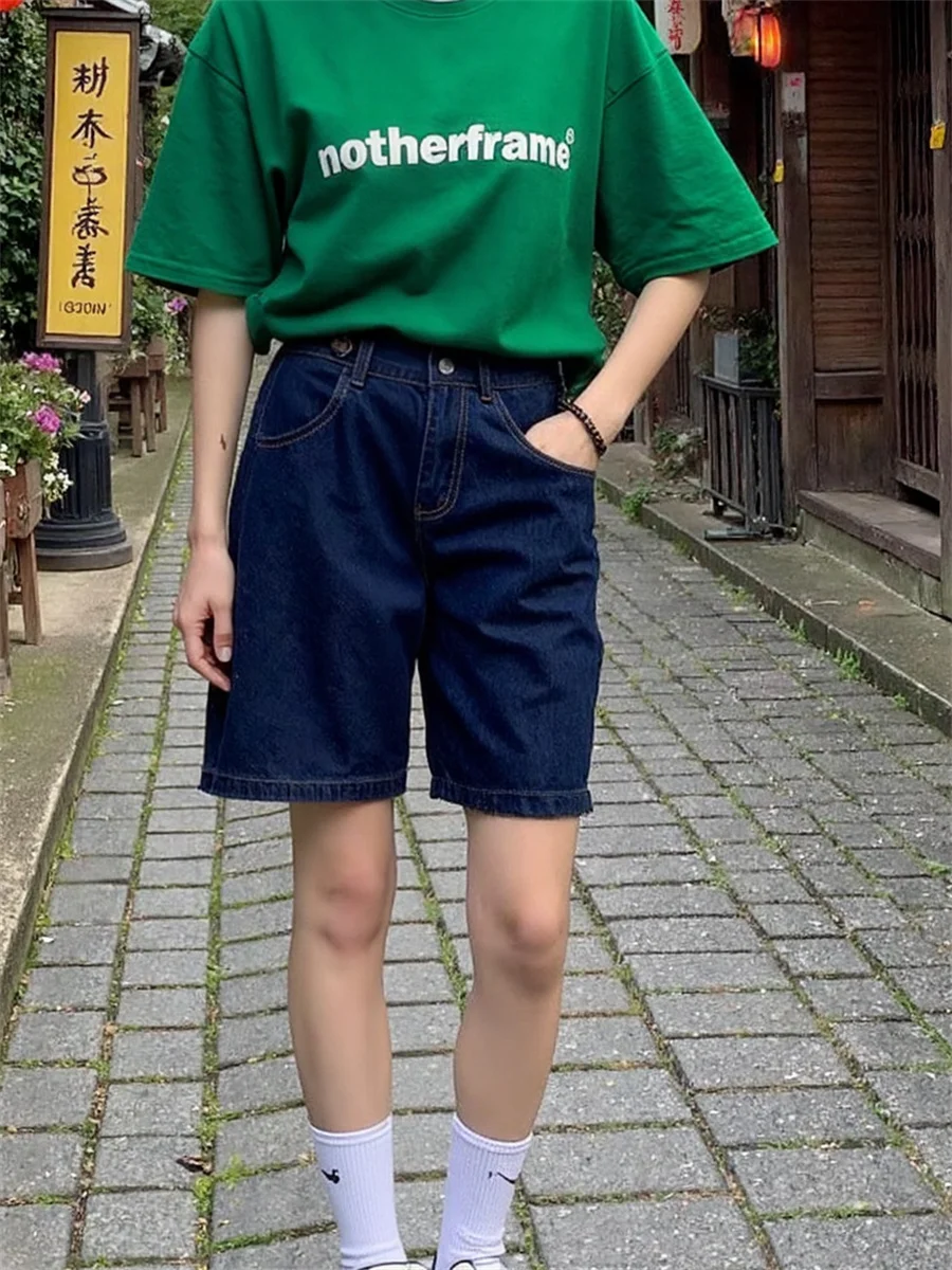 

Шорты, женские джинсовые ткани, джинсы, женские банты, японские легкие пояса, пижама в клетку с оборками в клетку, клетчатая пижама