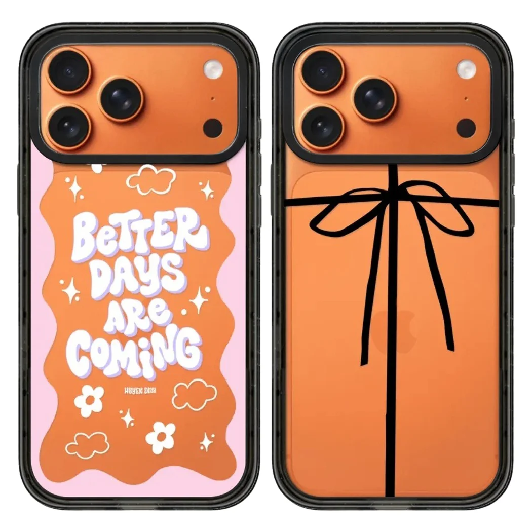 

Better Things Are Coming Acrylic Black Border Magnetic Case: Compatible with iPhone 17 16 15 14 13 12 Pro Max 17 Air