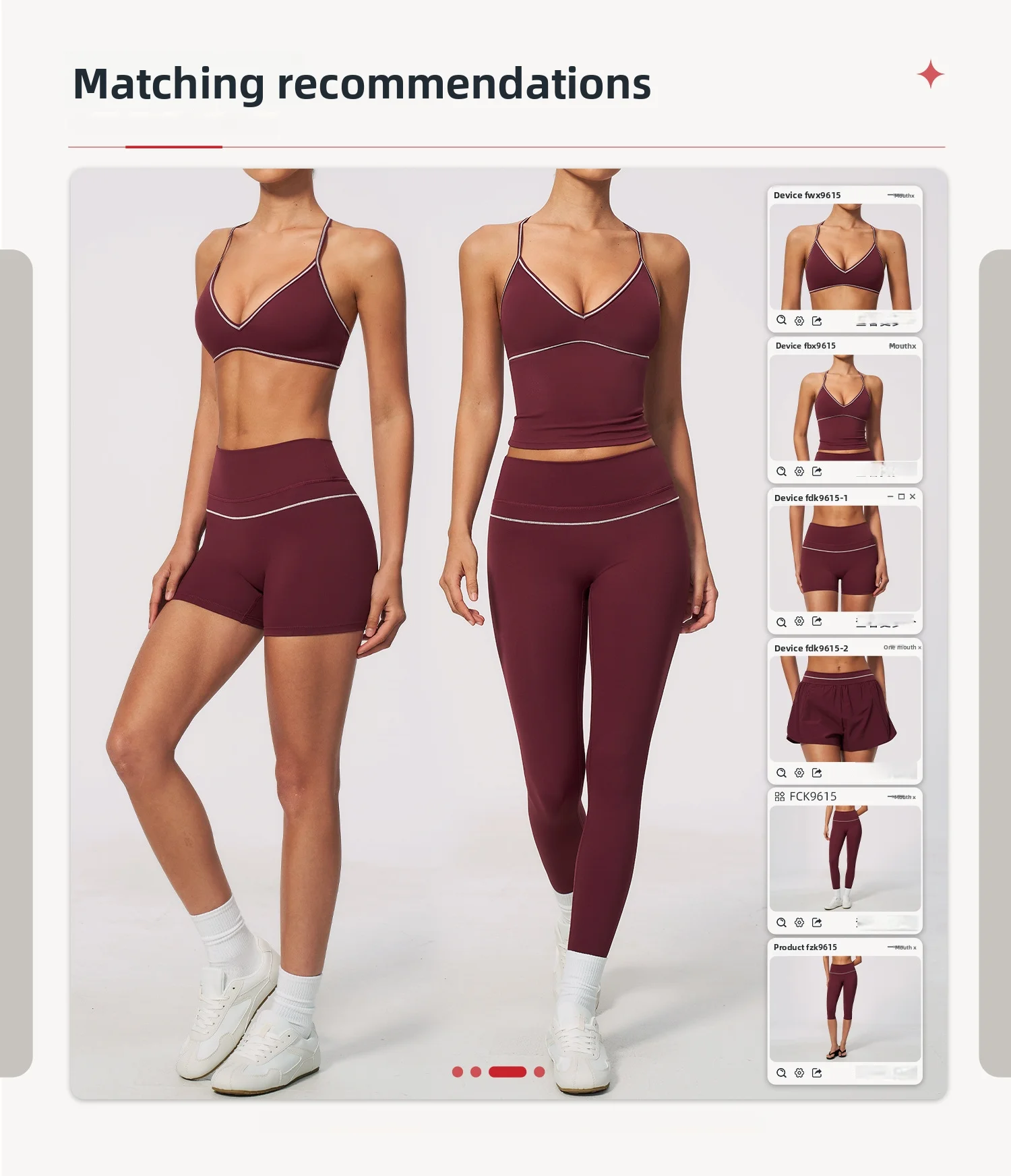 Size chart and fit details