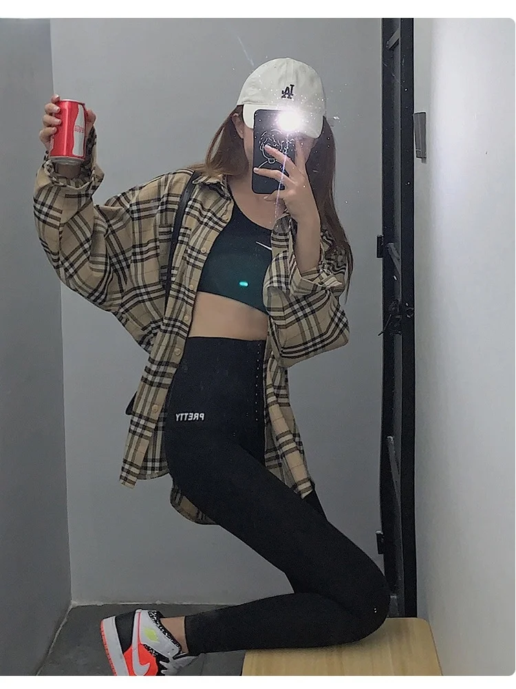 ارتفاع الخصر التخسيس Fitn بوت المرأة تسعة قطع السراويل الصيف الدراجات رقيقة Waisand البطن التحكم بعقب رفع