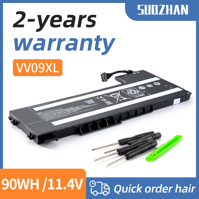 

SUOZHAN VV09XL Laptop Battery For HP ZBook 15 G3 G4 Series HSTNN-DB7D HSTNN-C87C 808398-2C2 808398-2C1 808452-005 11.4V 90WH