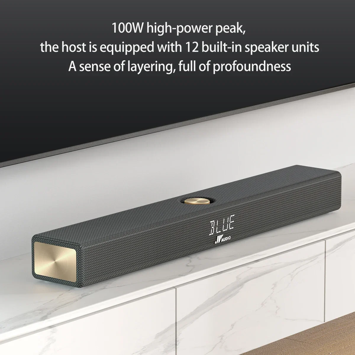 

5.2CH Home Theater Pack 560W With 2X Surround Speakers, Soundbar Center Channel Speaker, 2X Subwoofer For 4K TV