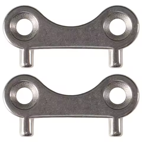 2pcs Marine Yacht Tank Gas Cap Keys Stainless Steel Deck Plate Wrench Water Boat Replacement Tool Spare Parts