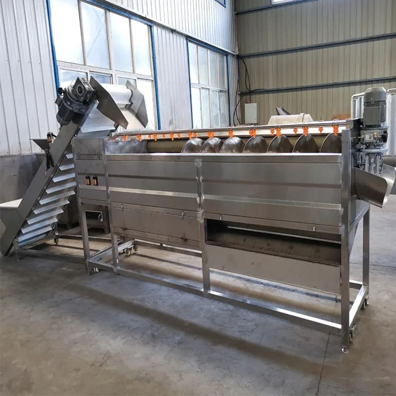Fully Automatic Potato Cassava Peeling and Washing Machine