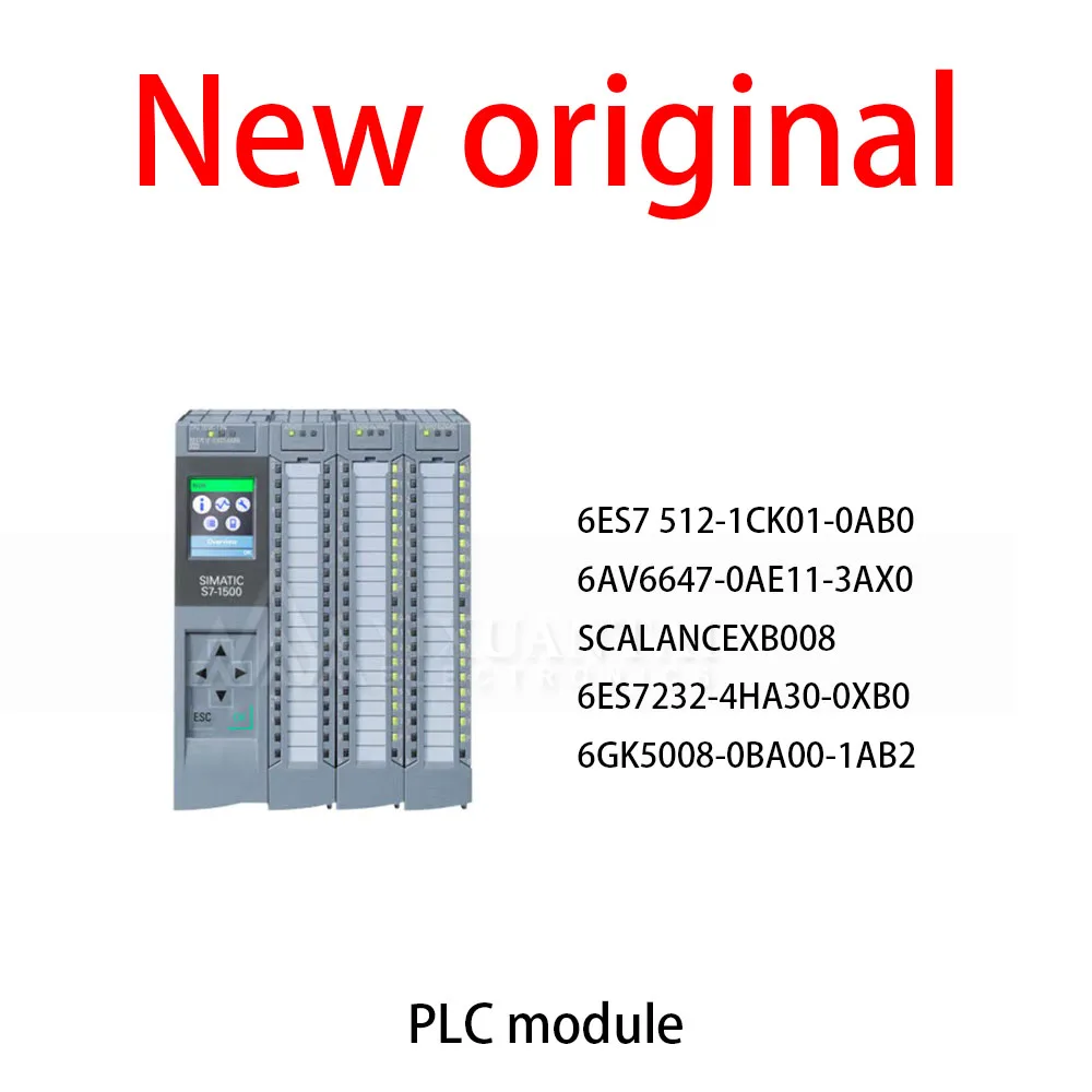 1Pcs/Lot New original 6ES7 512-1CK01-0AB0 6AV6647-0AE11-3AX0 SCALANCEXB008 6ES7232-4HA30-0XB0 6GK5008-0BA00-1AB2 PLC module