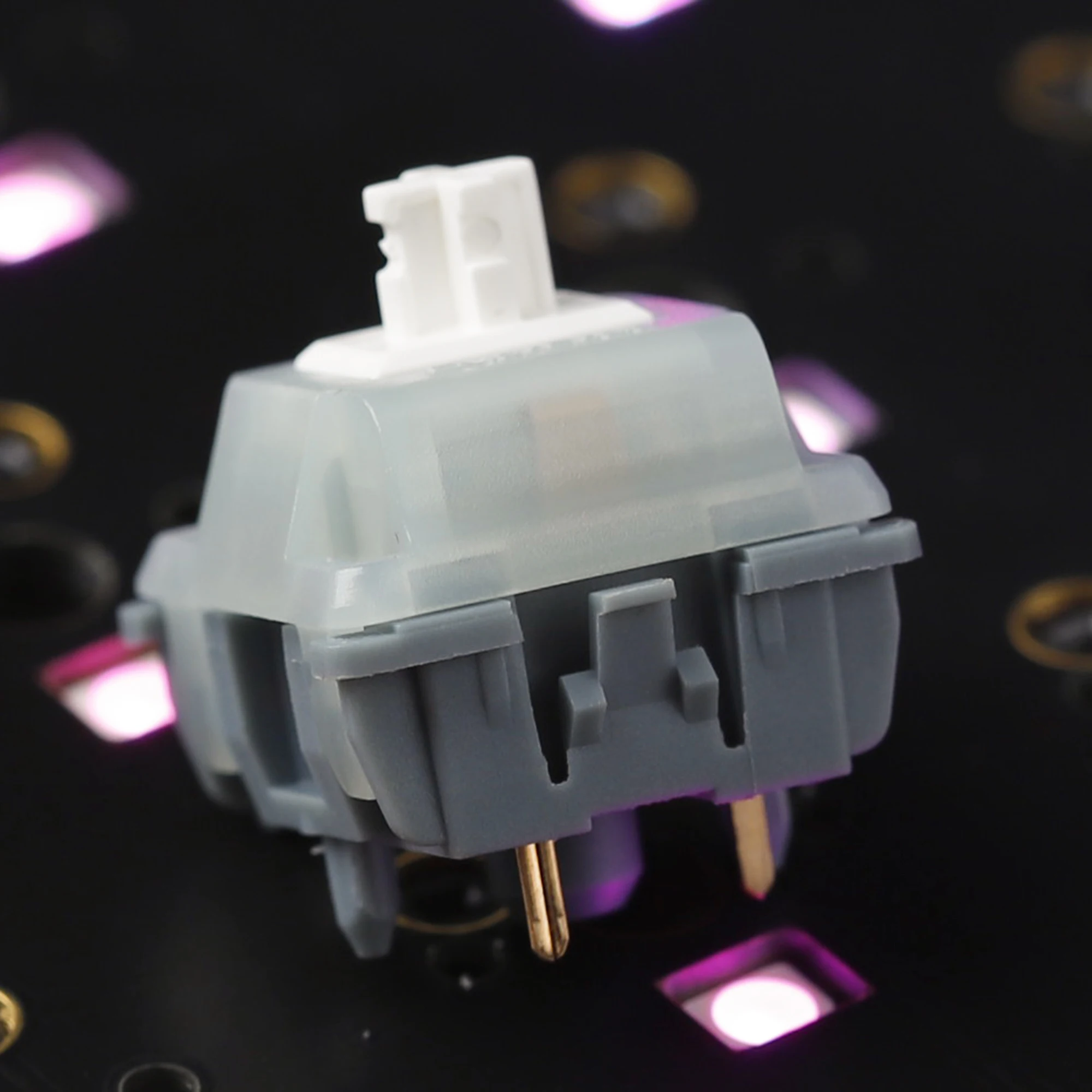 GATERON Sub Brand EF Grayish Switches 5 Pin Heavy Tactile SMD 59g POM Stem Pre lubed MX Switch for Mechanical Keyboard