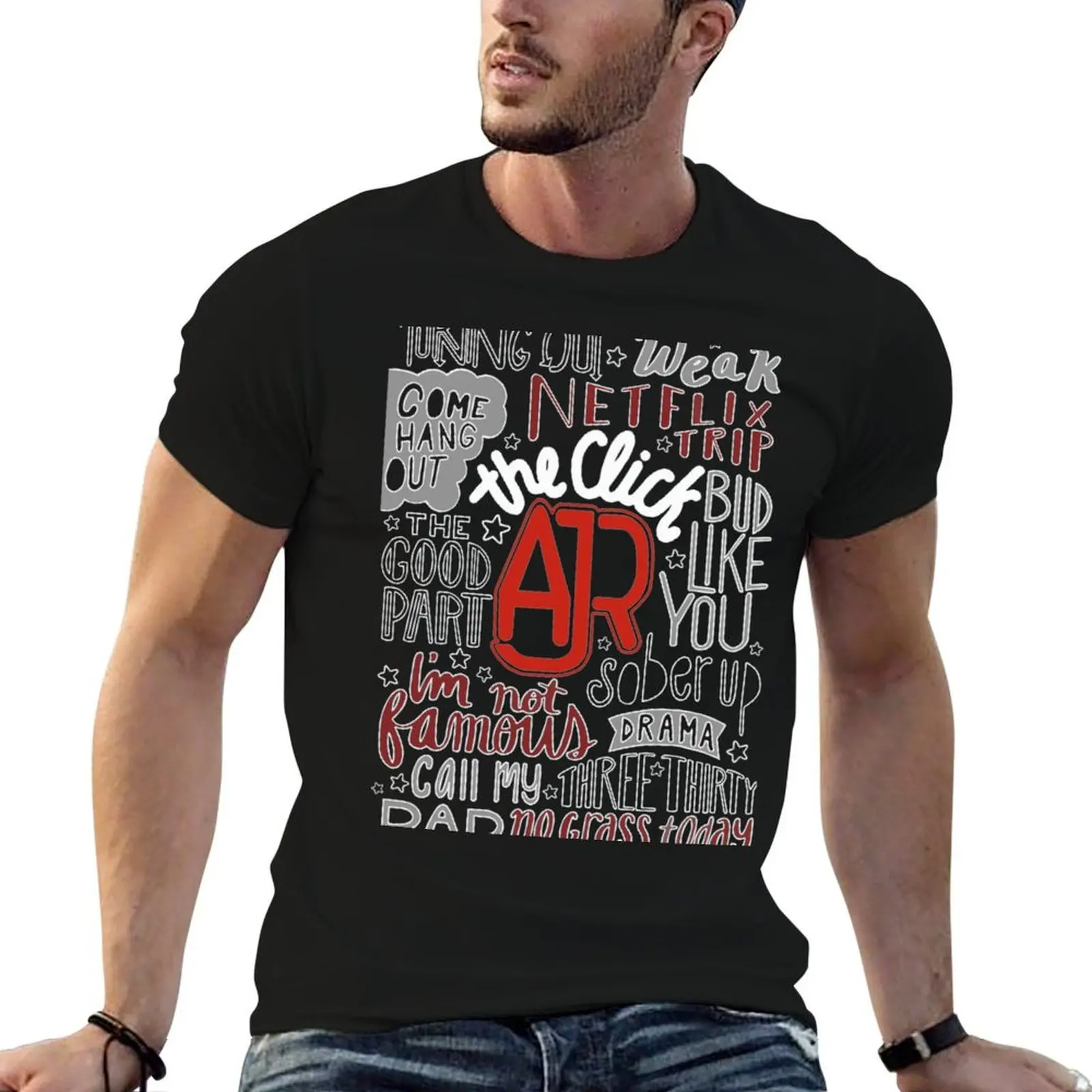 AJR, presentes para fãs, para homens e mulheres, camiseta com estampa de animais para o Natal, blusas e conjuntos para homens.
