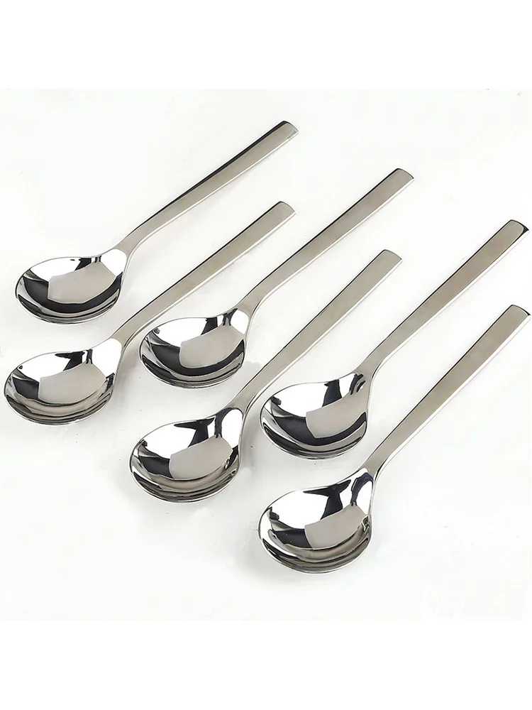 WMF Stainl Steel Soup Spoon Chinese Sle Dining Utensils 6-Piece Set Soup Ladle Spatula Daily Gift Non-Handmade