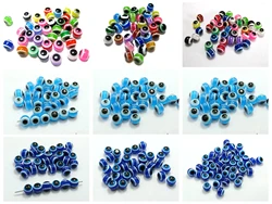 6/8/10mm Multicolor Shape Spacer Beads Evil Eye Beads Acrylic Spacer Bead