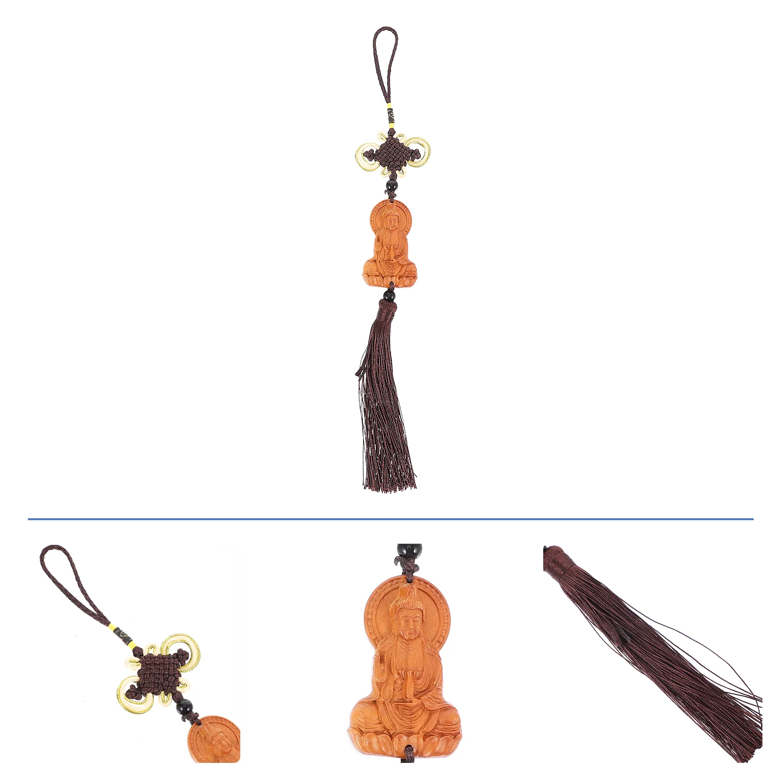 Pendant Chinese Knot Tassel Feng Shui Auto Decor Buddha Charms Cars Statue Interiors Pendants Ornament