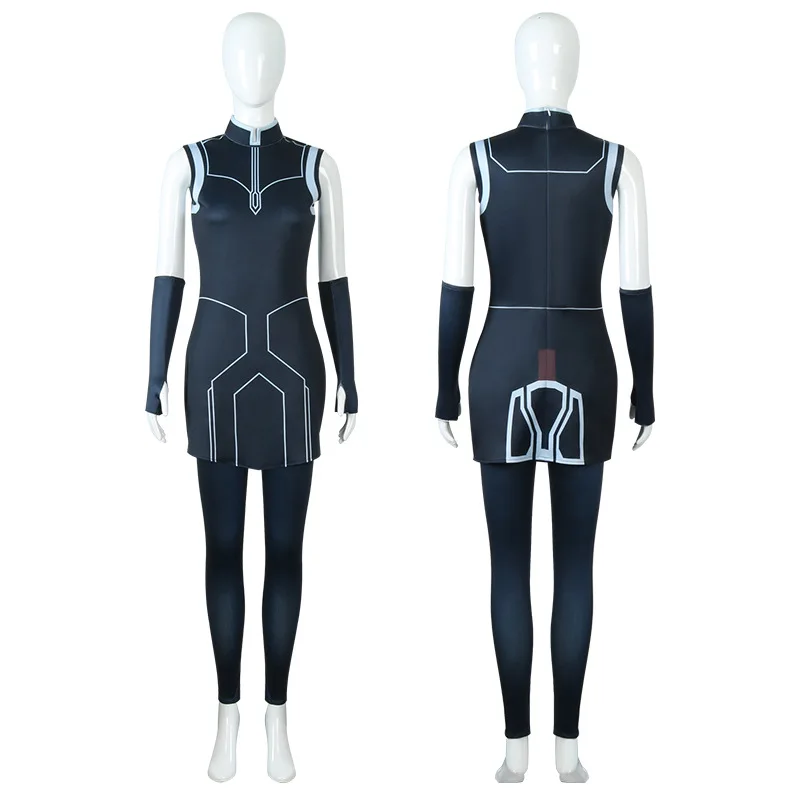 Ahsoka Tano Cosplay Costume Halloween Top and Pants with Hat Full Set Masquerade Carnival Party Outfits for Adult - view 5