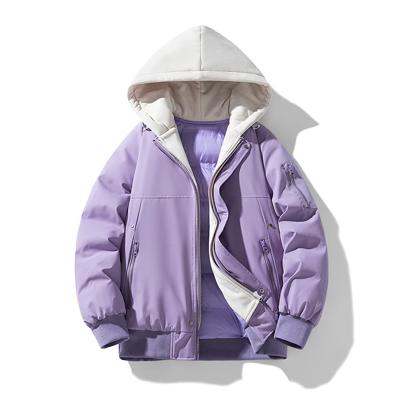 

Windproof Jackets Male Cotton Padded Parka Winter Men Thick Warm Coat Windbreaker Outwear Men Winter Waterproof Loose Coats