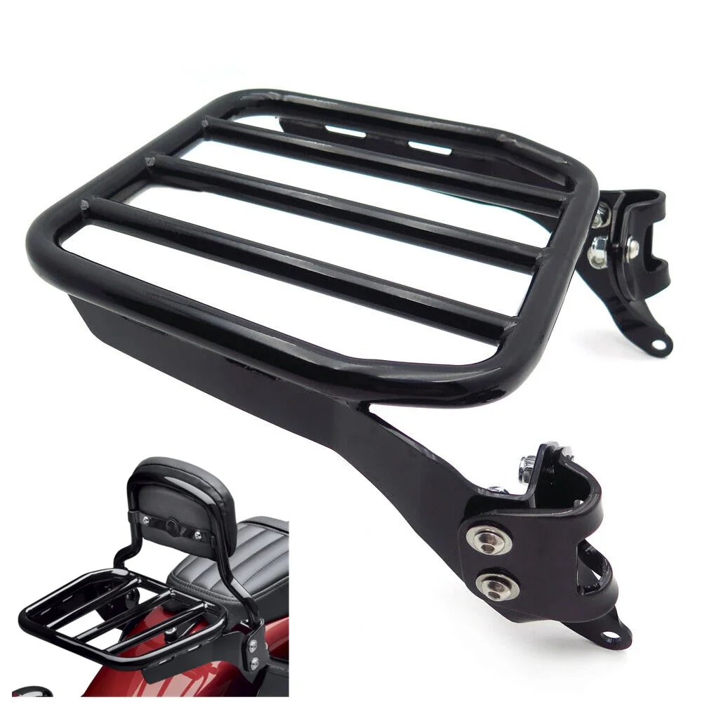 

Sport Luggage Rack Holdfast Upright Black For Harley 2018-2020 Softail Slim Street Bob Heritage Deluxe Motorcycle Parts