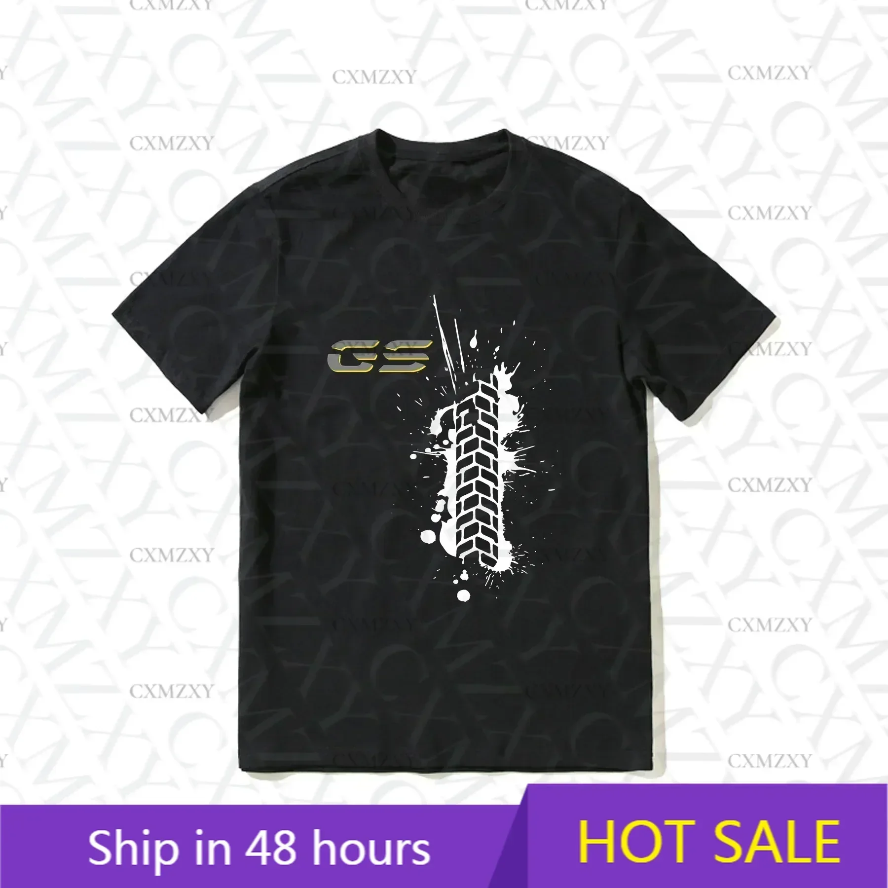 

2025 Hot Sale Summer 100% Cotton for 1250 GS Exclusive for B.M.W Fans Motorrad R1250GS T Shirt Men Hip Hop Streetwear T-shirt