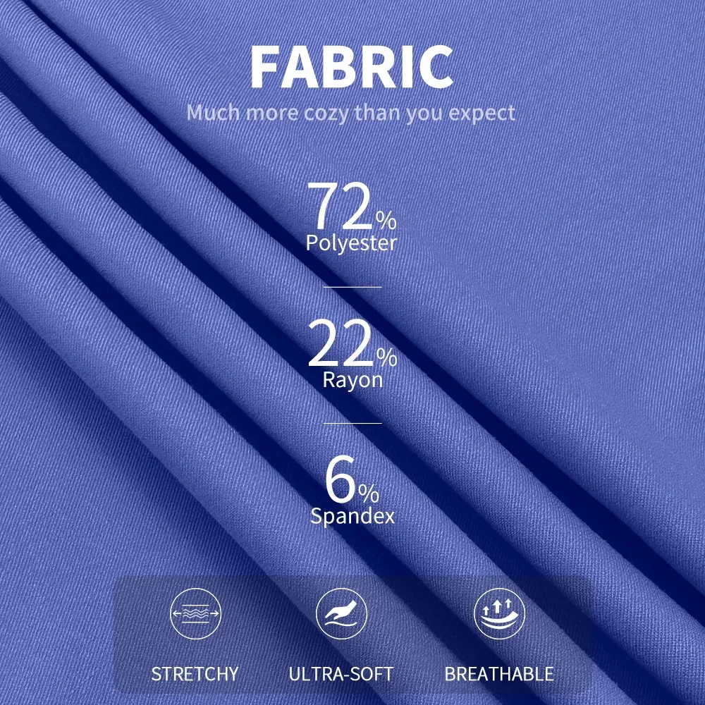 高品質スクラブトップパンツセット医療服女性のための無地ナース弾性通気性スクラブ獣医制服セット