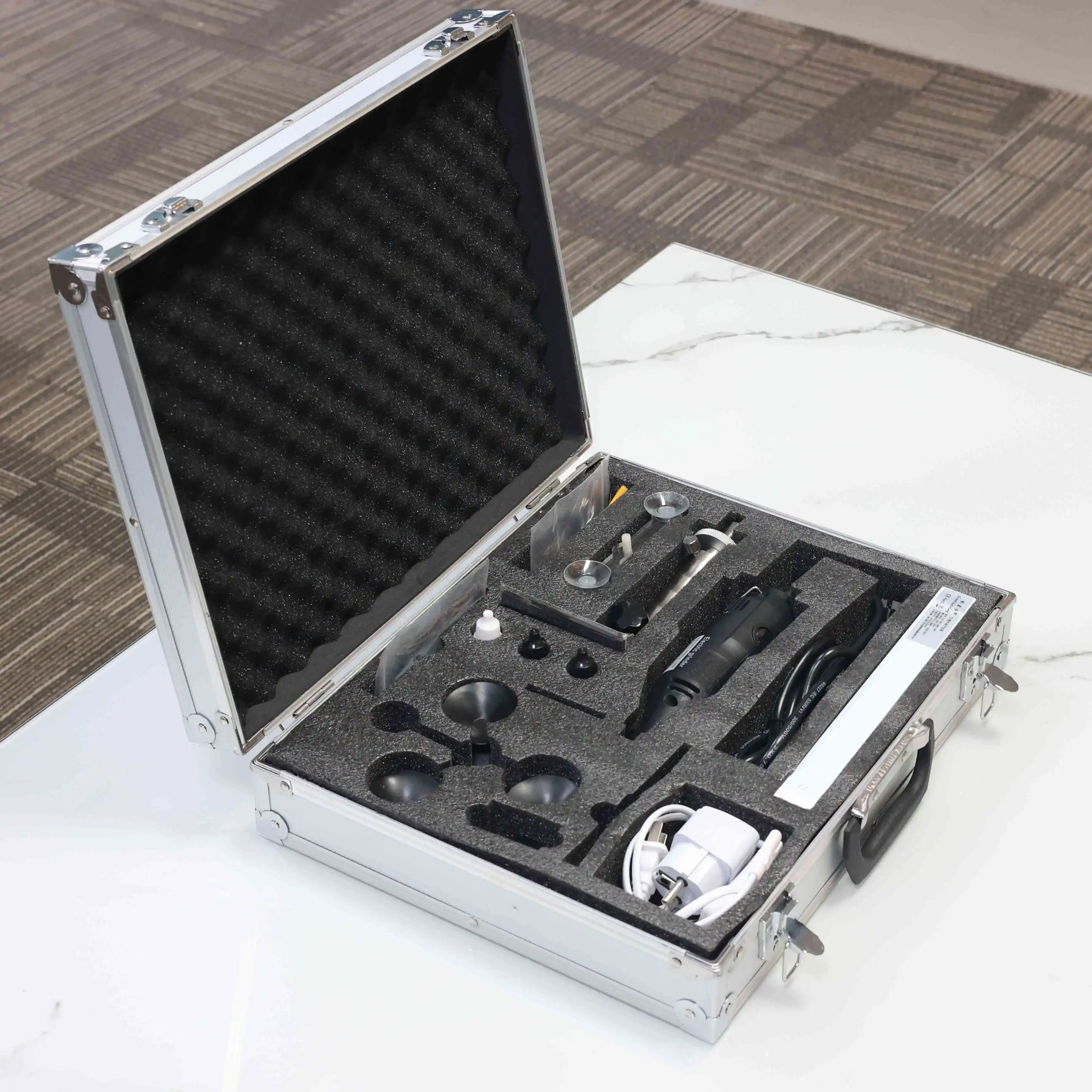 

Front Windshield Repair Crack Car Front Professional Accessories Toolbox Stainless Steel Vacuum Suction Cup