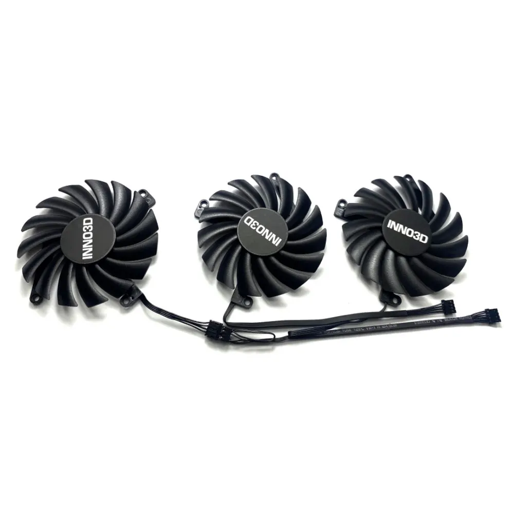 NEW 4PIN CF-12910S RTX 3070 TI X3 GPU Fan，For INN03D GeForce RTX 3070 TI、RTX 3080、RTX 3080 TI X3 OC Graphics card cooling fan