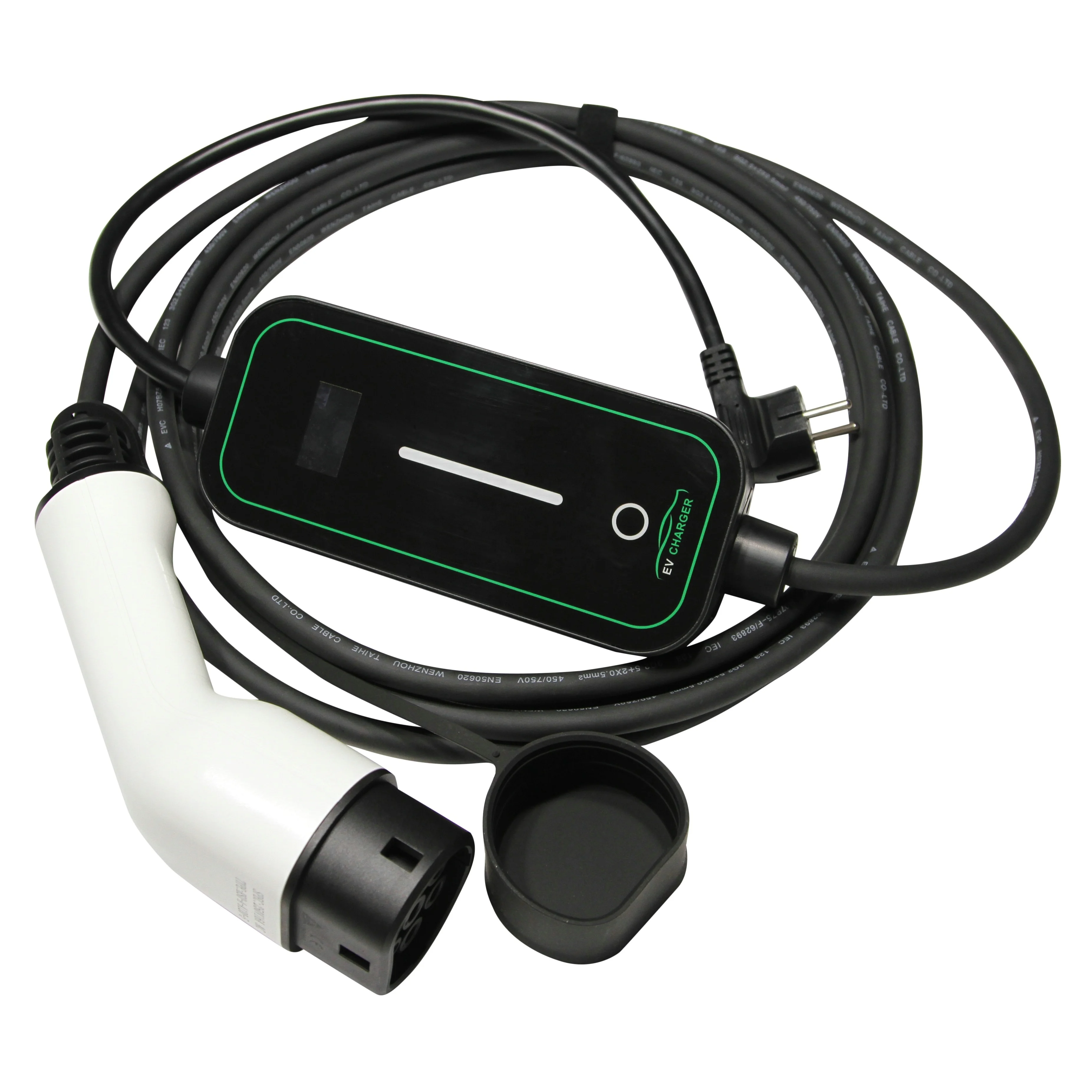 

Wholesale Electric Car 16A 32A 3.5Kw 7Kw Ev Charging Station Portable Ev Charger With Screen Adjustable