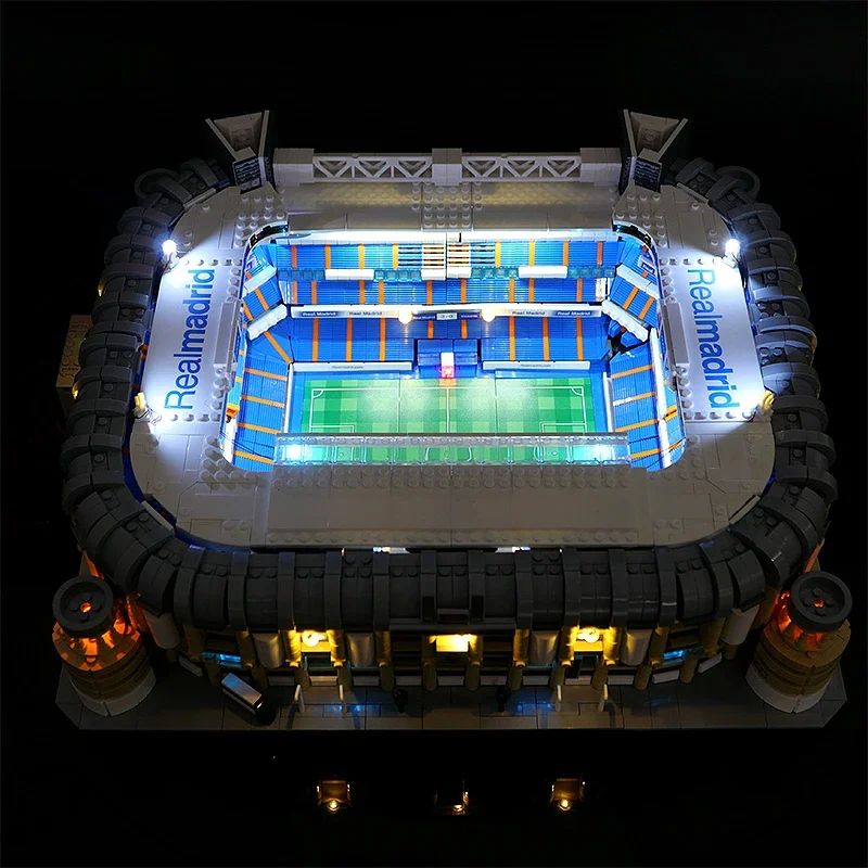 Kit d'éclairage LED RC bricolage pour stade LEGO 10299 Santiago et Bernabéu, lumière LED uniquement, modèle sans blocs