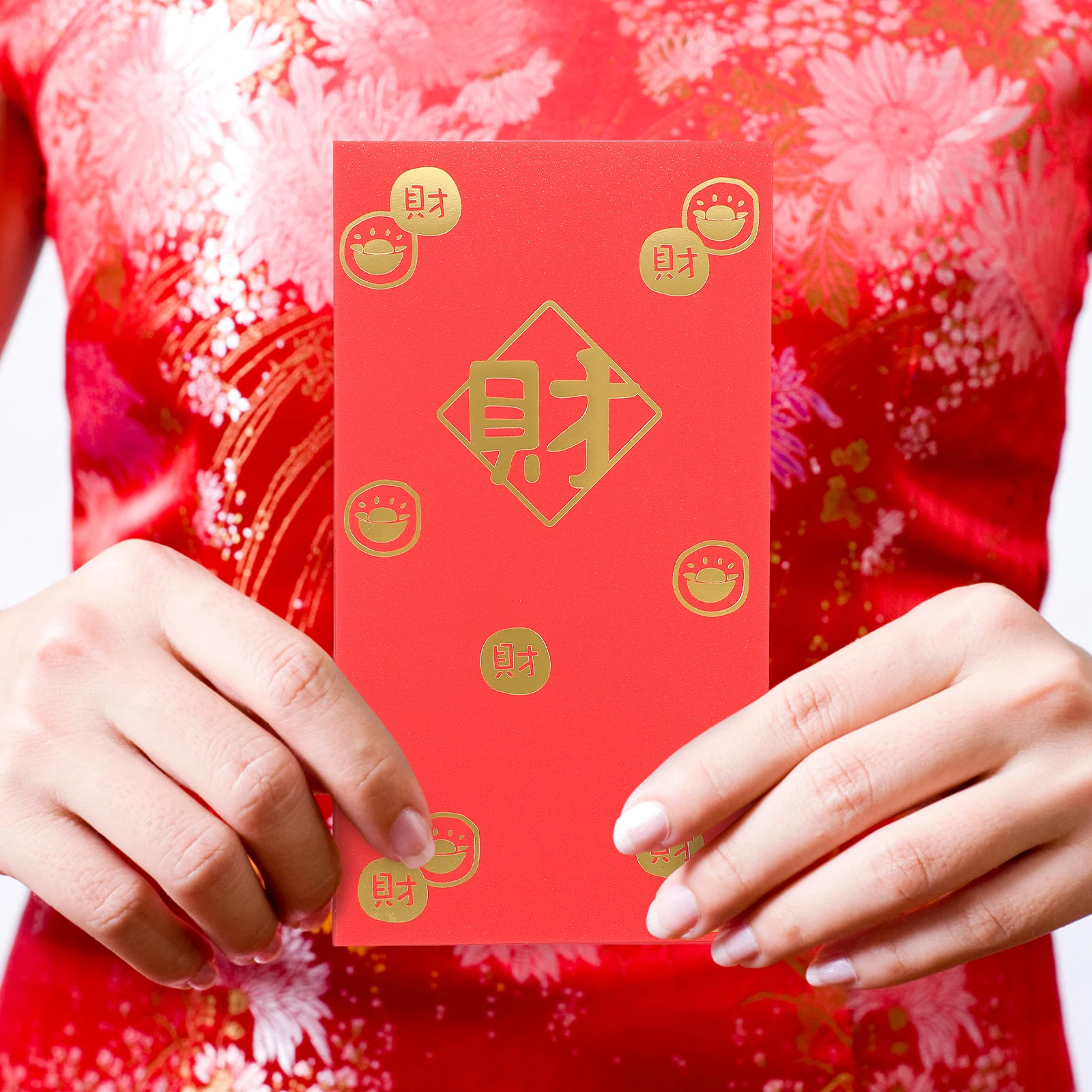 

Набор из 10 красных конвертов в китайском стиле, праздничные подарочные пакеты для денег на Новый год, свадьбу, праздник, традиционные бумажные конверты