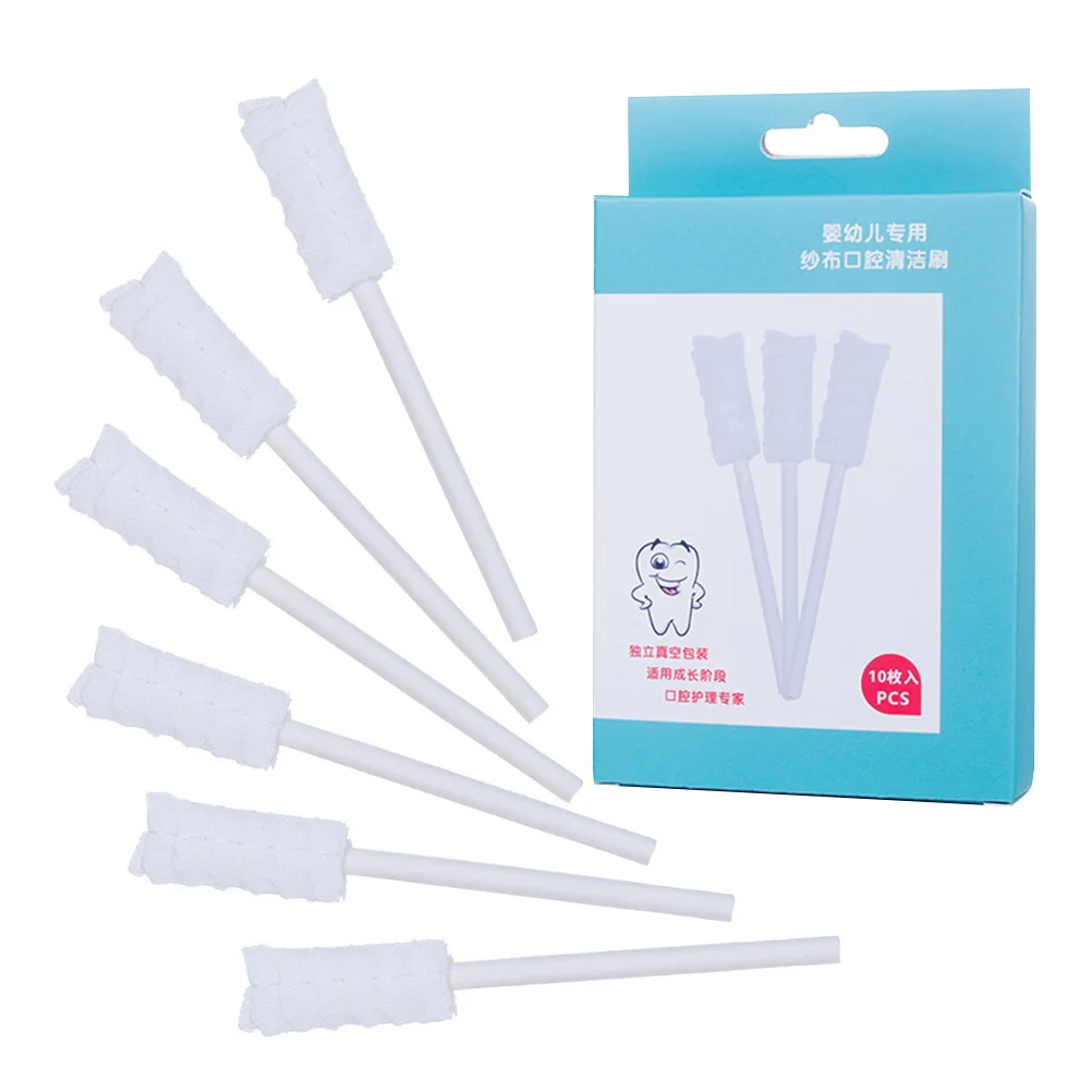 

30Pcs Baby Oral Care Tongue Brush Gauze Tongue Cleaner for Infants Toddlers Kids Mouth Cleaning Tools Teeth Cleaner