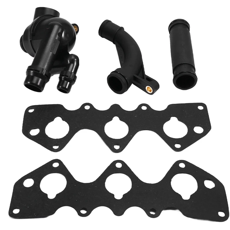 

Car Coolant Thermostat Pipe And Elbow Kit For Land Rover Freelander 2002-2005 PEP101970L PEP103580 PEM000030 LKJ100992L