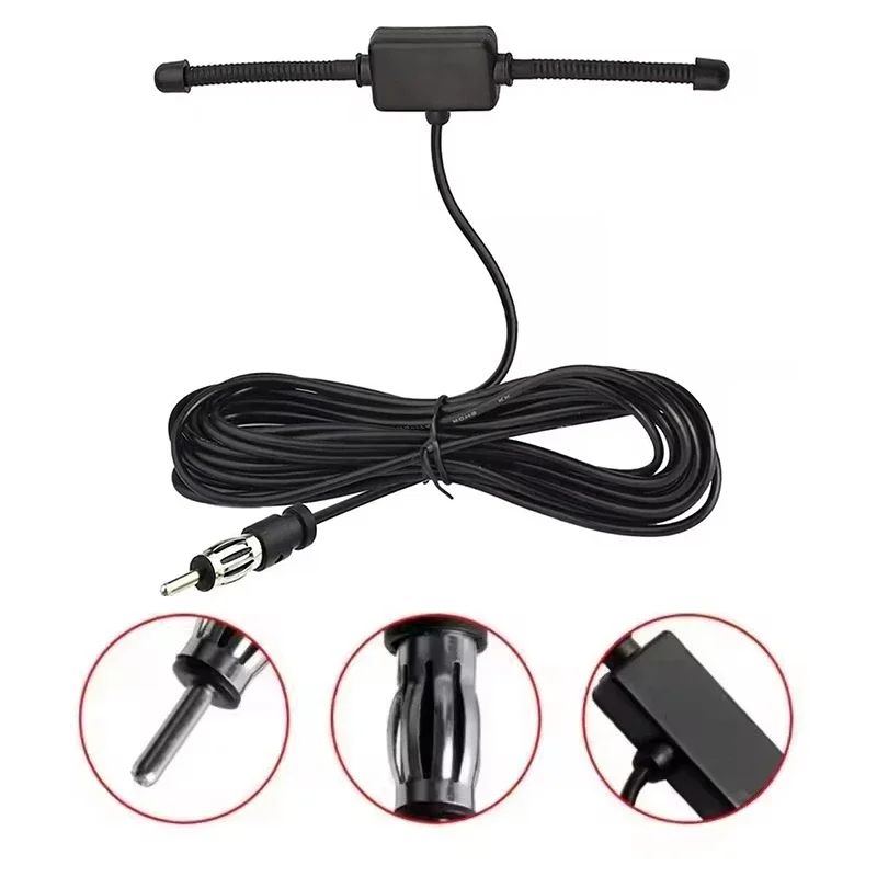 1PC Car Stereo AM FM Antenna Universal For Vehicle Car Truck SUV Radio Stereo Head Unit Receiver Tuner Car Radio Annna Kit