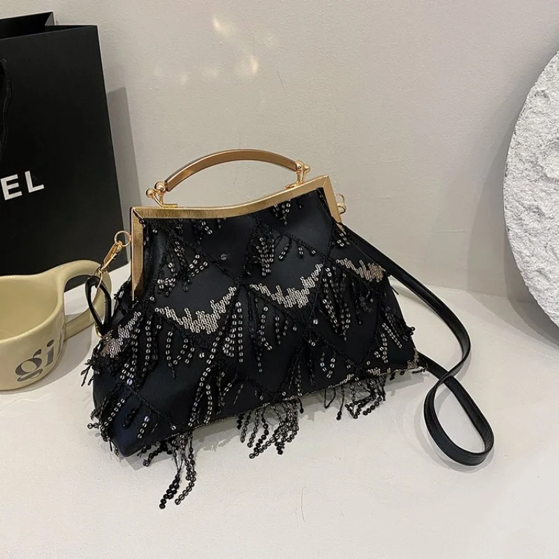 

Elegant Crossbody Handbag Luxury Brand Leather Women's Bag Famous Designer Classic Paris Modern Vintage Commuter Daily Bag​