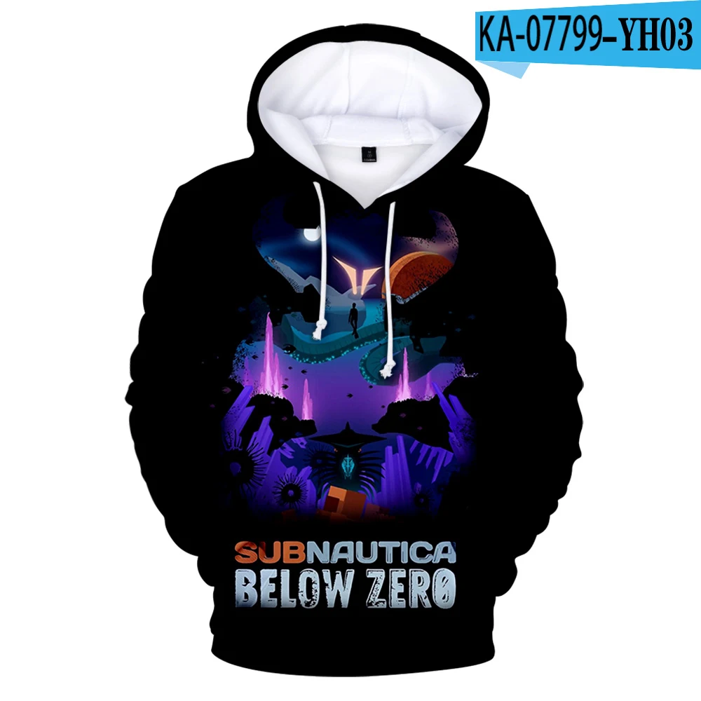 Subnautica Below Zero 3D Printed Hoodies Game Sweatshirt Men Women Fashion Hoodie Pullover Streetwear Tops Oversized Tracksuit