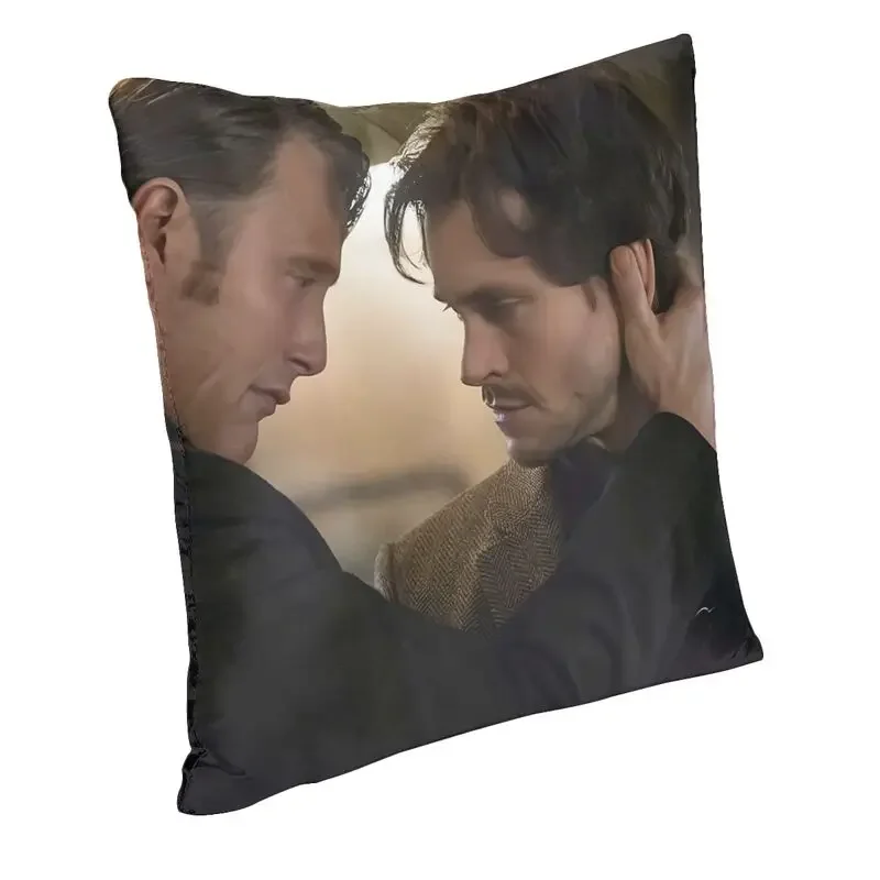 Hannibal X Will Graham Luxury Throw Pillow Covers Bedroom Decoration Horror Movie Sofa Cushion Case pillow case