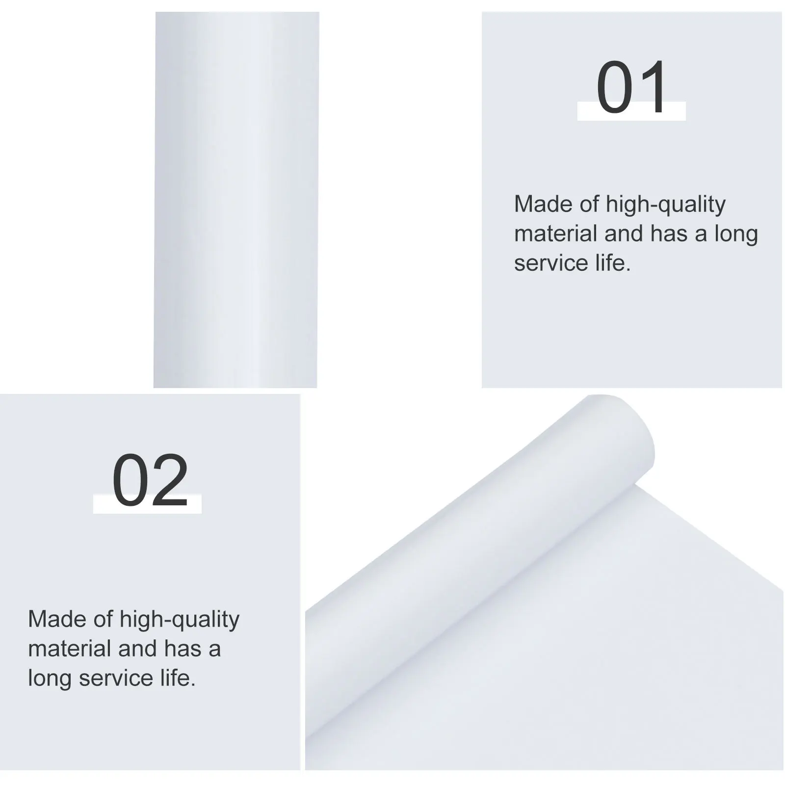 

1Pcs Heat Transfer Vinyl White PU Htv Multipurpose Film for Clothing DIY Transfers T-Shirts Shoes Bags Caps Lettering Logos