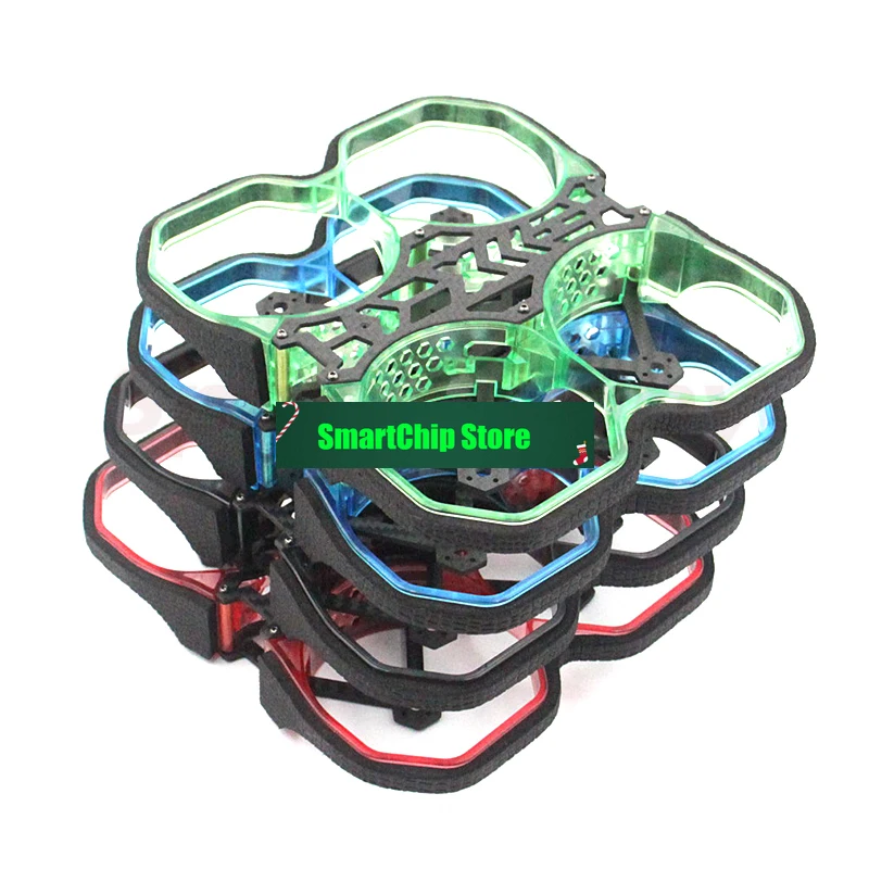 StoreLANNRC KITE-30 133mm Wheelbase 3inch Carbon Fiber CineWhoop Frame Propeller Protective Cover For RC FPV Racing DroDrone Pa