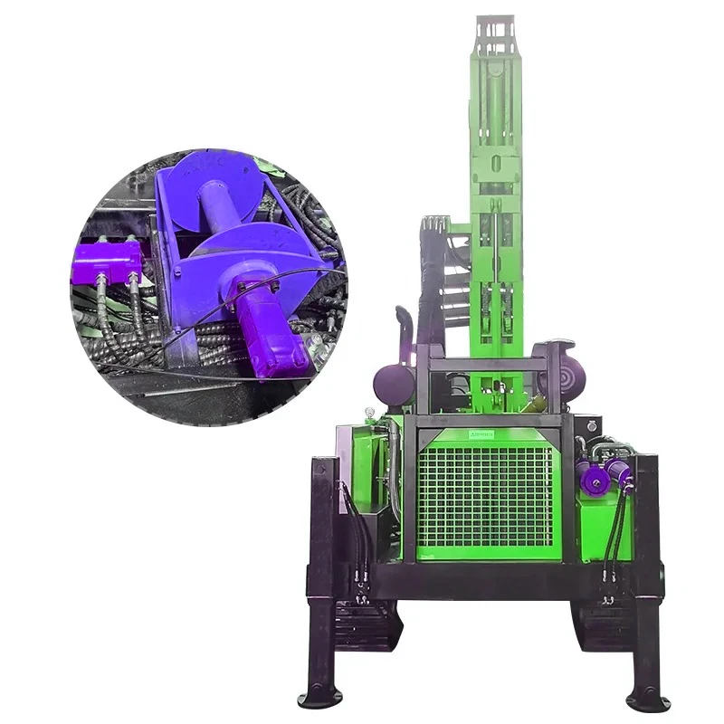 Factory Deep Water Well Drilling Rig Machine 200m 100m Water Well Drill Rigs Hydraulic Core Drilling Rig Sampling for Mexico