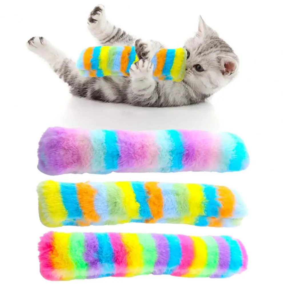 

Cat Toy Plush Pillow With Catnip Sound Paper OrganicCatnip-Filled Stimulates Hunting Instincts Cat Toy Keeps Cats Active